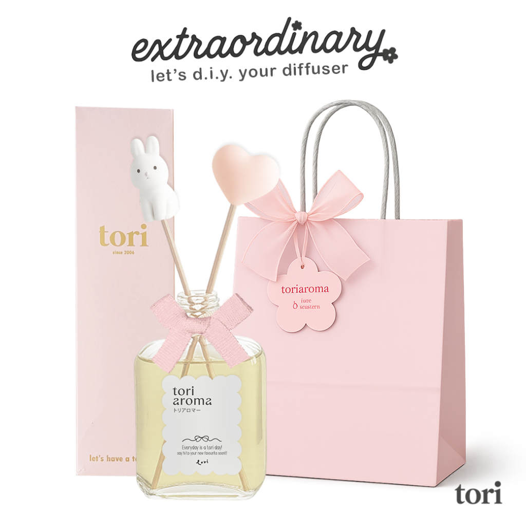 TORIAROMA | Extraordinary Bunny's Heart 🩷🐇 ก้านไม้หอมอโรมา พร้อมก้านปูนสุดน่าคิวท์ หอมน่ารักกก 🤍