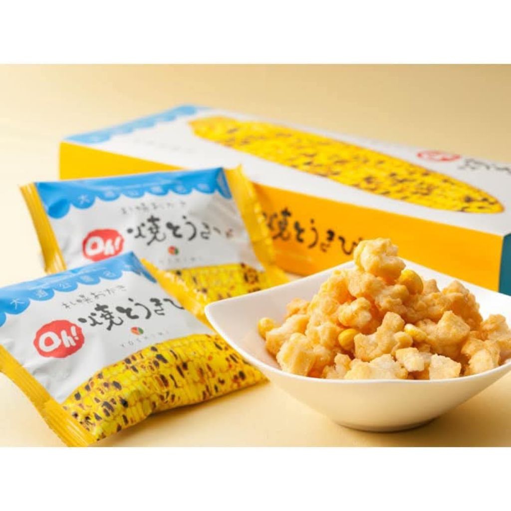 ✅ส่งฟรี มีจำกัด✅ขนมญี่ปุ่น พร้อมส่ง หมดอายุ13/12/2025Yoshimi ขนมฮอกไกโด โอคาคิ ขนมสนามบิน รสข้าวโพดป