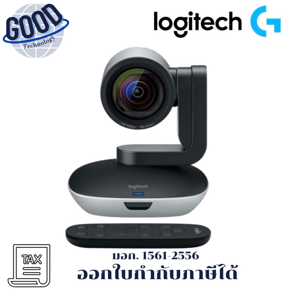 Logitech  รุ่น PTZ Pro 2 Video Conference Camera & Remote ประกันศูนย์