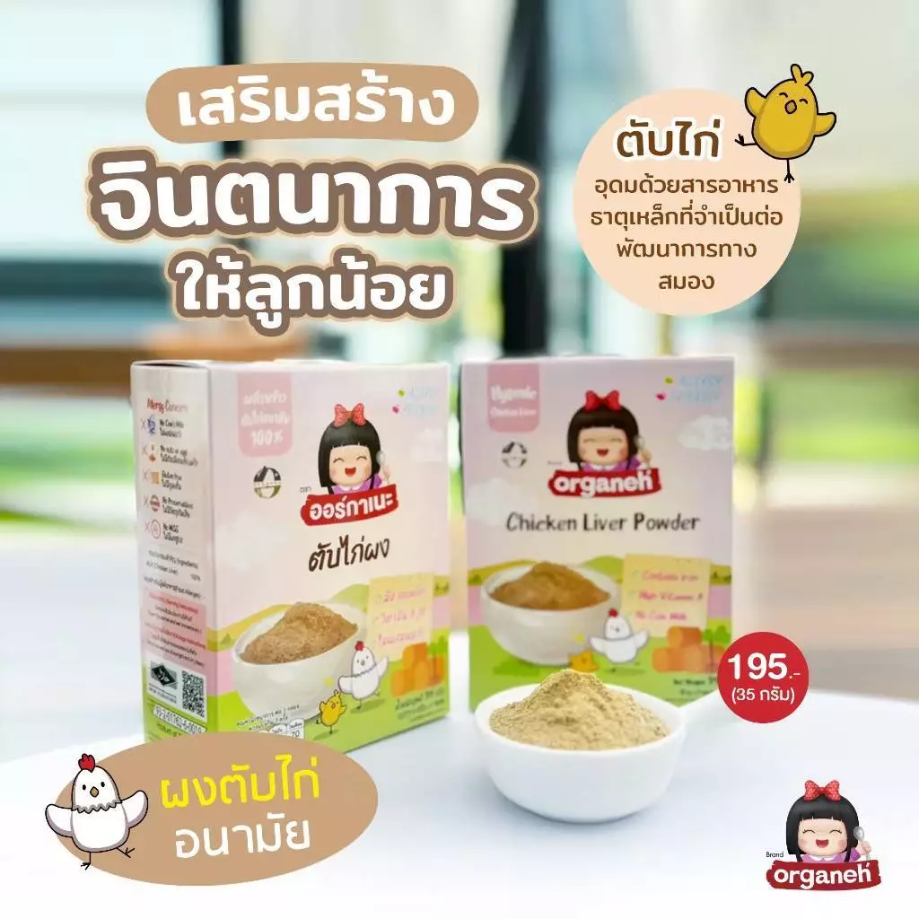 Organeh ผงโปรตีนโรยข้าว อาหารเด็ก 6 เดือนขึ้นไป thumbnail 5