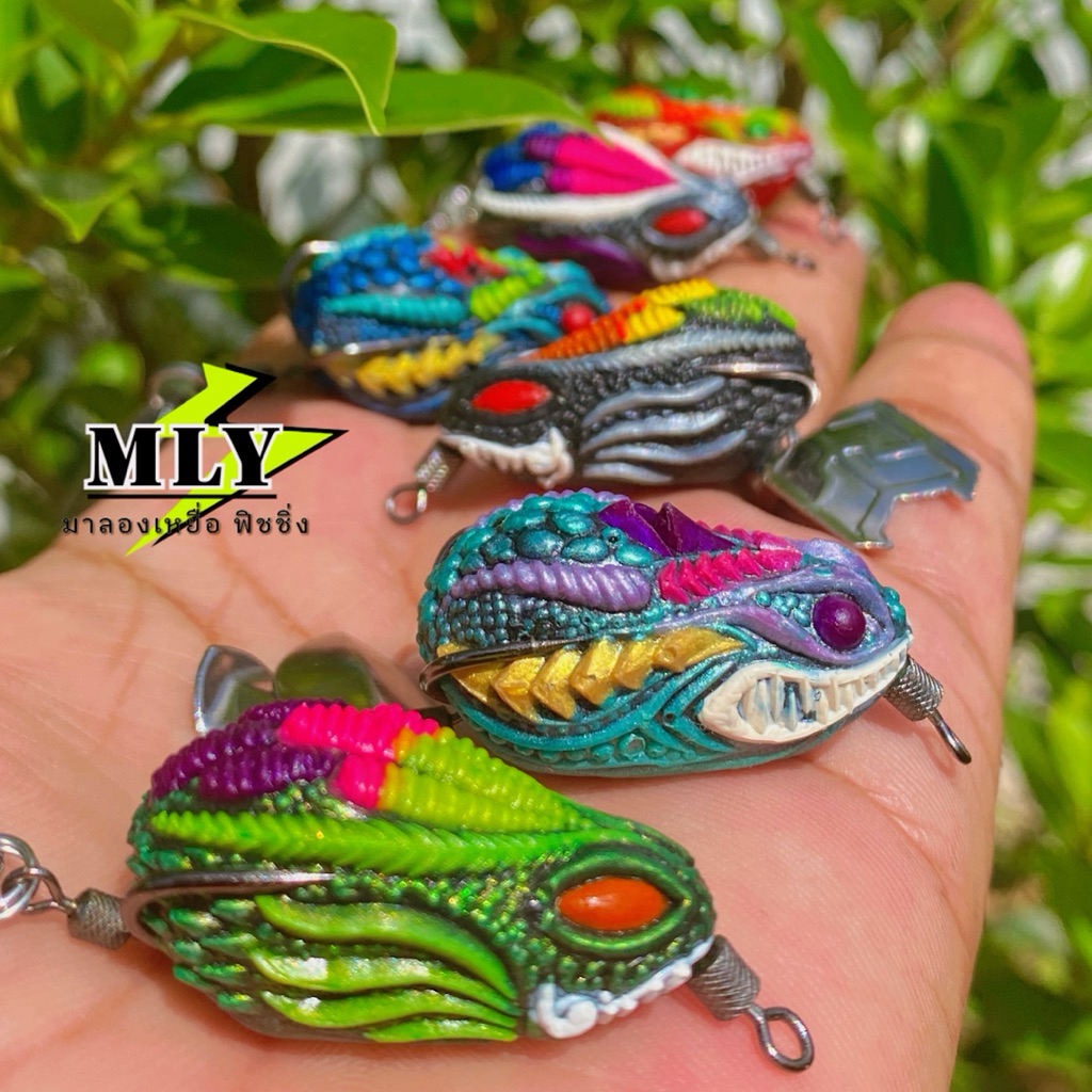 กบยาง ชุด 89 ได้ไป2รุ่น คละสี ขนาด3.3 และ 3.5 หนัก7กรัม - รูปที่ 3