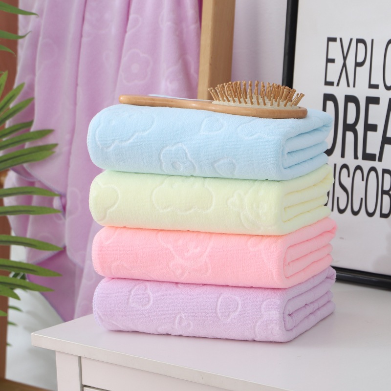 YJQ-03【140กรัม】Premium gift set 6 ผืน คละสี ผ้าเช็ดตัว สีพื้น ปั้มลาย ผ้าเช็ดตัวนาโน ผ้าขนหนูนาโน ผ้าขนหนู รูปที่ 6