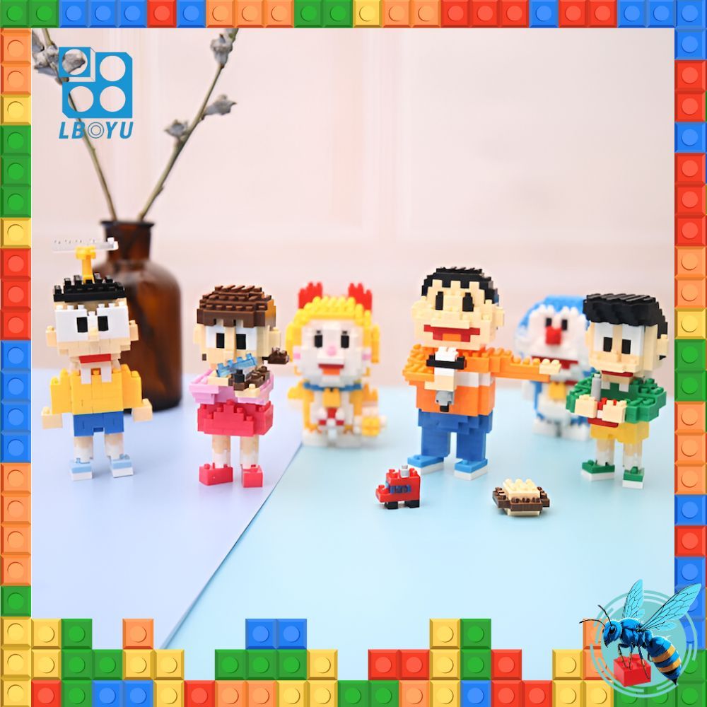 ตัวต่อนาโน โดเรม่อน Nanoblock Doraemon Size M ราคา ถูกที่สุด ดีลบีเคเค แกลเลอรีภาพที่ 9