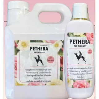 Pethera แชมพูสมุนไพรดูแลผิวหนังสุนัขแมว ลดปัญหาคัน ขนร่วง ผิวแห้ง 240ml