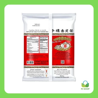 ชาตรามือ ชาไทยต้นตำรับ สูตรไม่แต่งสี ชนิดถุง 400 กรัม // PJ Shop Food and Packaging