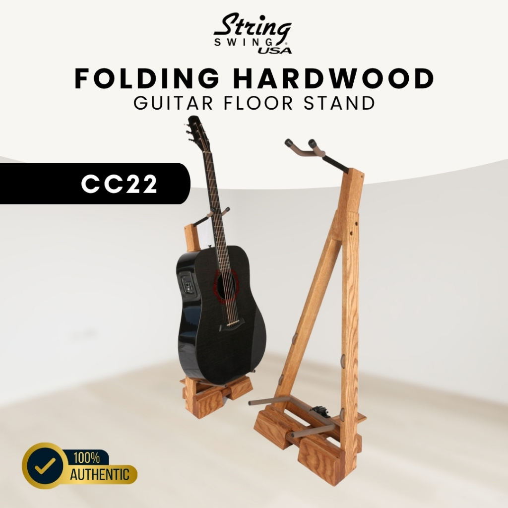 ขาตั้งกีตาร์ String Swing CC22 Folding Hardwood Guitar Floor Stand