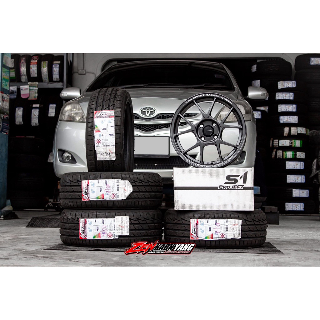 ล้อแม็กซ์ TC005 สี GUNMETAL  ขอบ15 กว้าง7 ET35 PCD 4/100 (ราคา4วง)