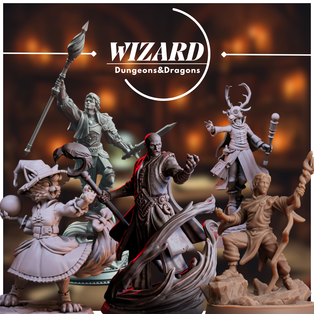 Dnd miniature Dungeon and dragons WIZARD CLASS