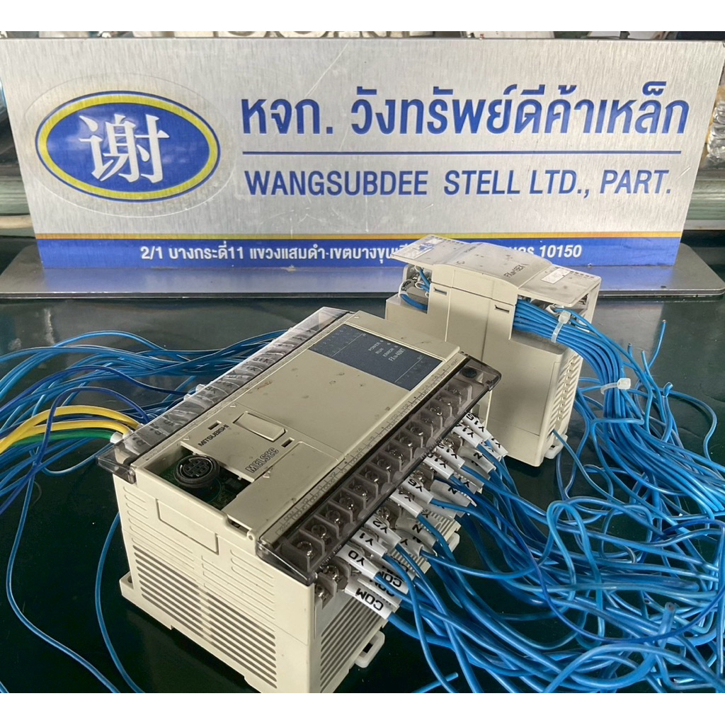 PLC MITSUBISHI รุ่นFX1N-40MT,FX2N-16EX