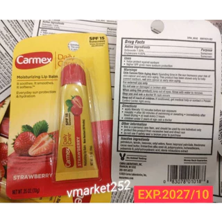 แท้100% #ลิปมัน,ลิปบาล์ม Carmex Lip Balm SPF15 USA EXP.10/2027