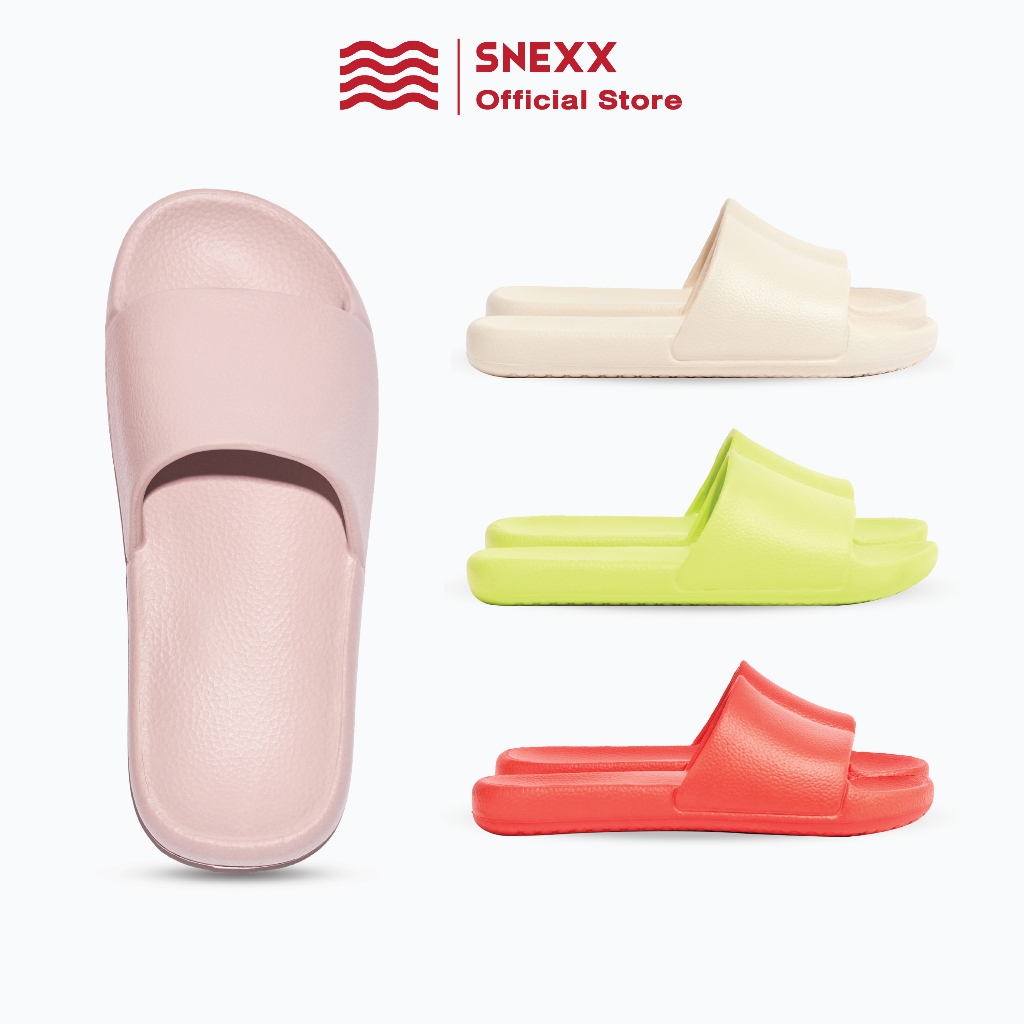 Snexx รุ่น Momo รองเท้าแตะ รองเท้าแตะผู้หญิง รองเท้าแตะผู้ชาย รองเท้าแตะแบบสวม พื้นหนา กันลื่น