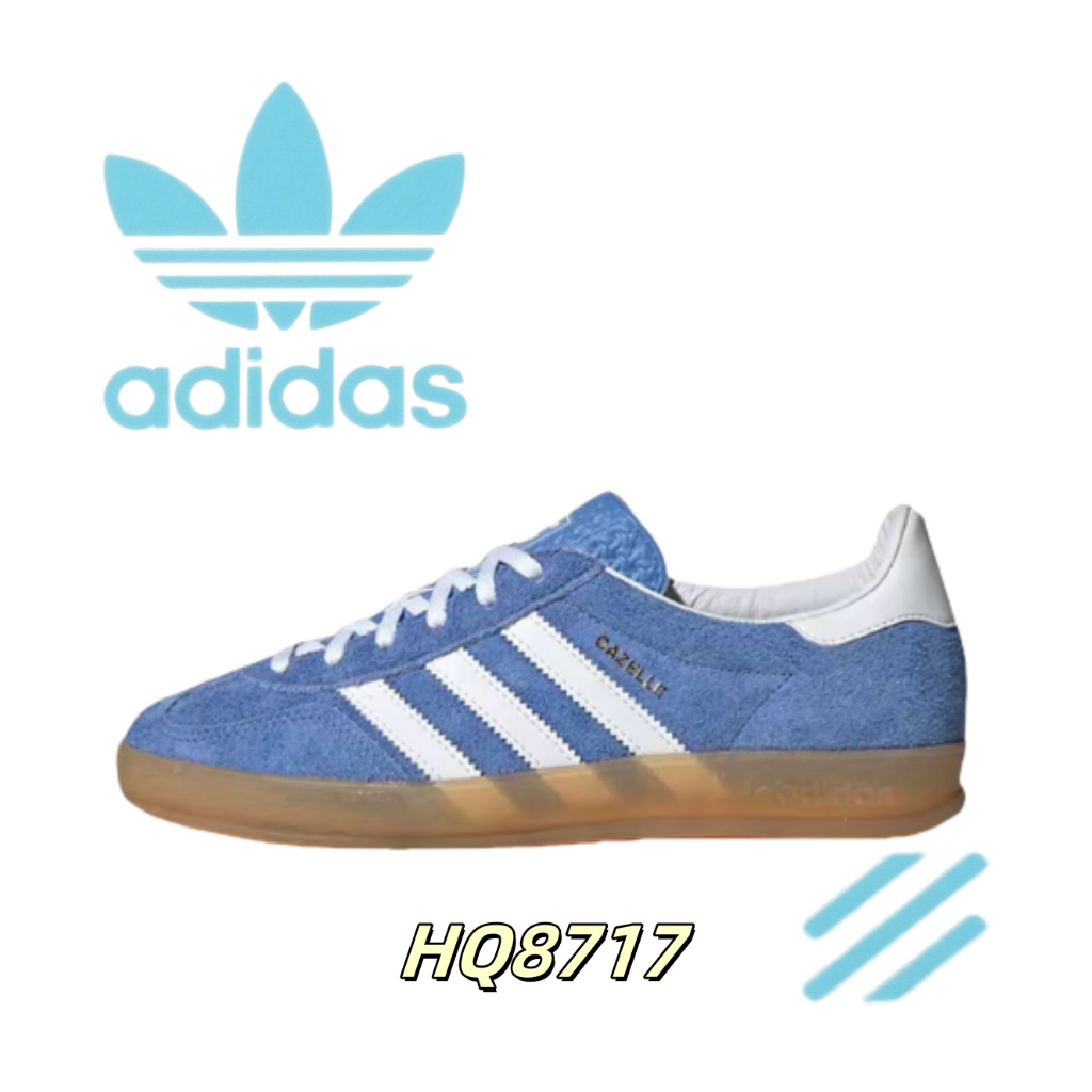 ของแท้ 100 % 🥾adidas originals GAZELLEINDOR  HQ8717 รองเท้าผ้าใบสำหรับผู้ชาย และผู้หญิง