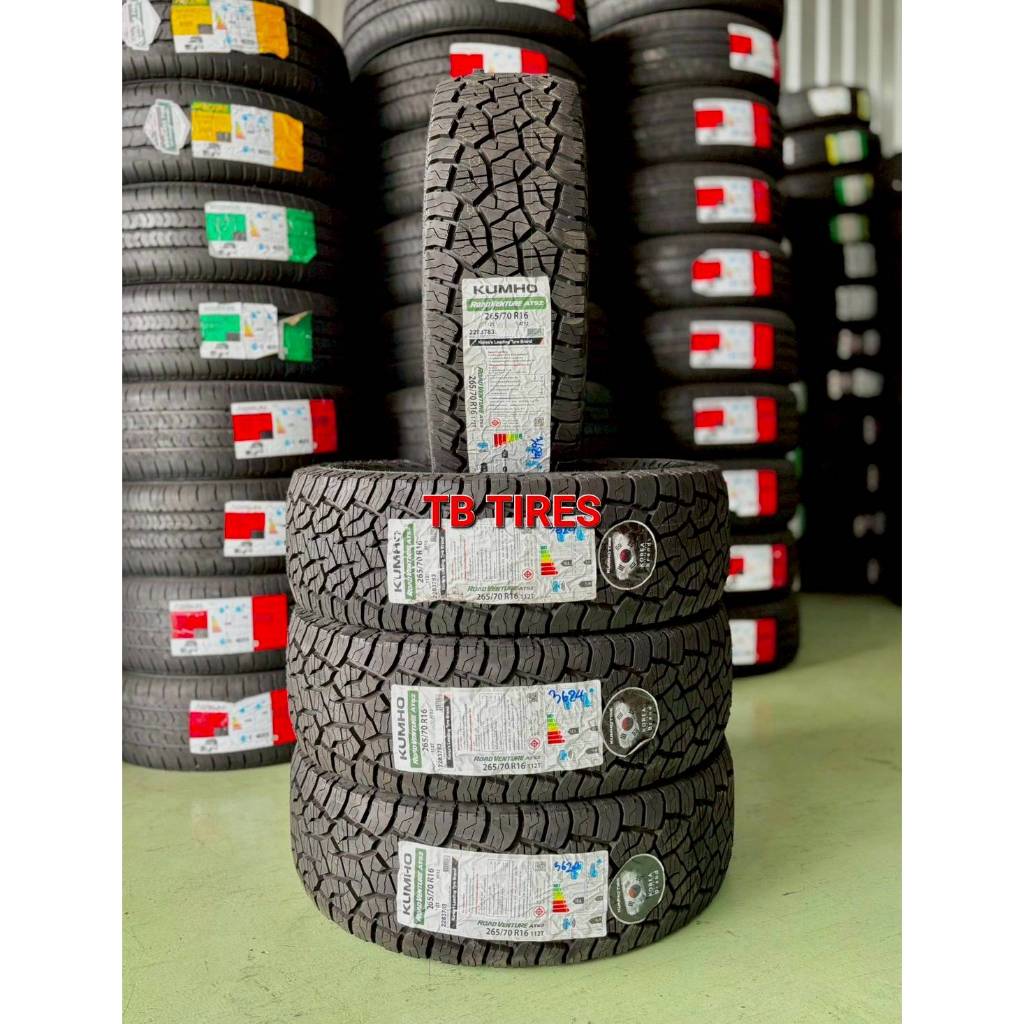 ยางรถยนต์ 265/70R16 ROADVENTURE AT52 112T // KUMHO (ยางใหม่ค้างปี 2024)