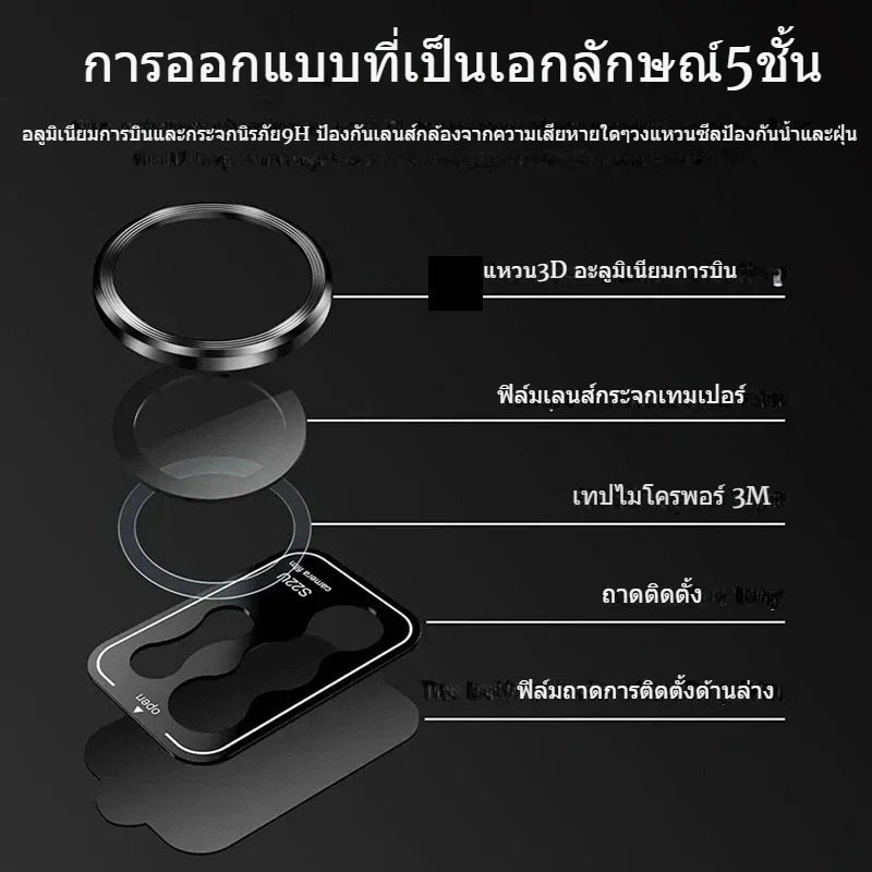 ฟิล์มเล่นกล่อง ป้องกันเลนส์กล้อง 8K HDR ใช้ได้กับ infinix Hot 50 Pro+ Smart 8 Smart 9 40i - รูปที่ 5