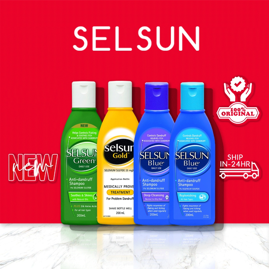 🔥SELSUN 2.5% selenium sulfide non-silicone oil, powerful anti-dandruff and oil control anti-itch sha