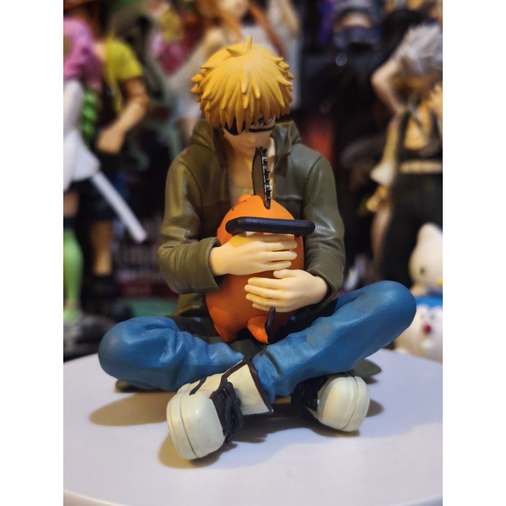 #มือ1/มือ2 ลิขสิทธิ์แท้ญี่ปุ่น# มนุษย์เลื่อยยนต์/ChainsawMan - Break time Denji/Fluffy Puffy Pochita