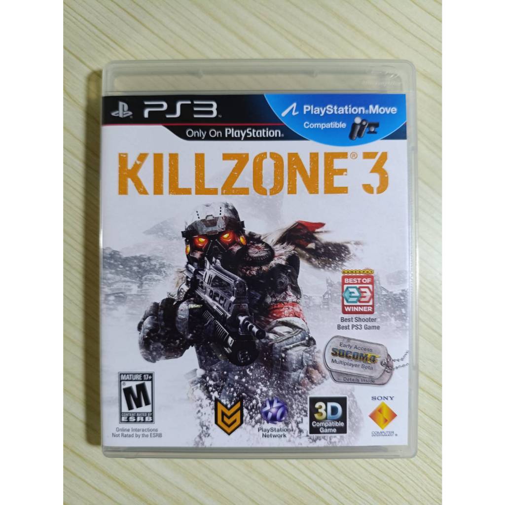 (มือ2) PS3​ -​ Killzone​ 3​ (Z1)*(เล่นได้ทั้งจอยและ​ ps move)​