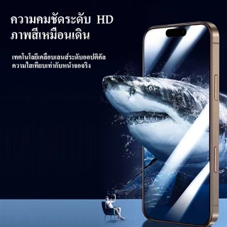 cxshop (037) CRSEVEN ฟิล์มกระจกกันรอยแบบใส เต็มจอ กาวเต็มแผ่น 9H สำหรับ iPhone 17pro max 17pro 17 17Air