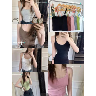 /YY/ เกาะอกและสายเดี่ยว สาวอวบ มีไซส์อก34-50 มีบราในตัว ผ้ายืดตามตัว ใส่ซับใน หรือใส่เดี่ยว #เสื้อไซส์ใหญ่ พลัสไซส์