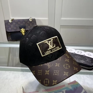 หมวกแก๊ป หมวกหลุยส์ งานปัก สไตล์ฟชั่น พร้อมป้าย ใส่กันแดด คุณภาพดี Cap Fashion