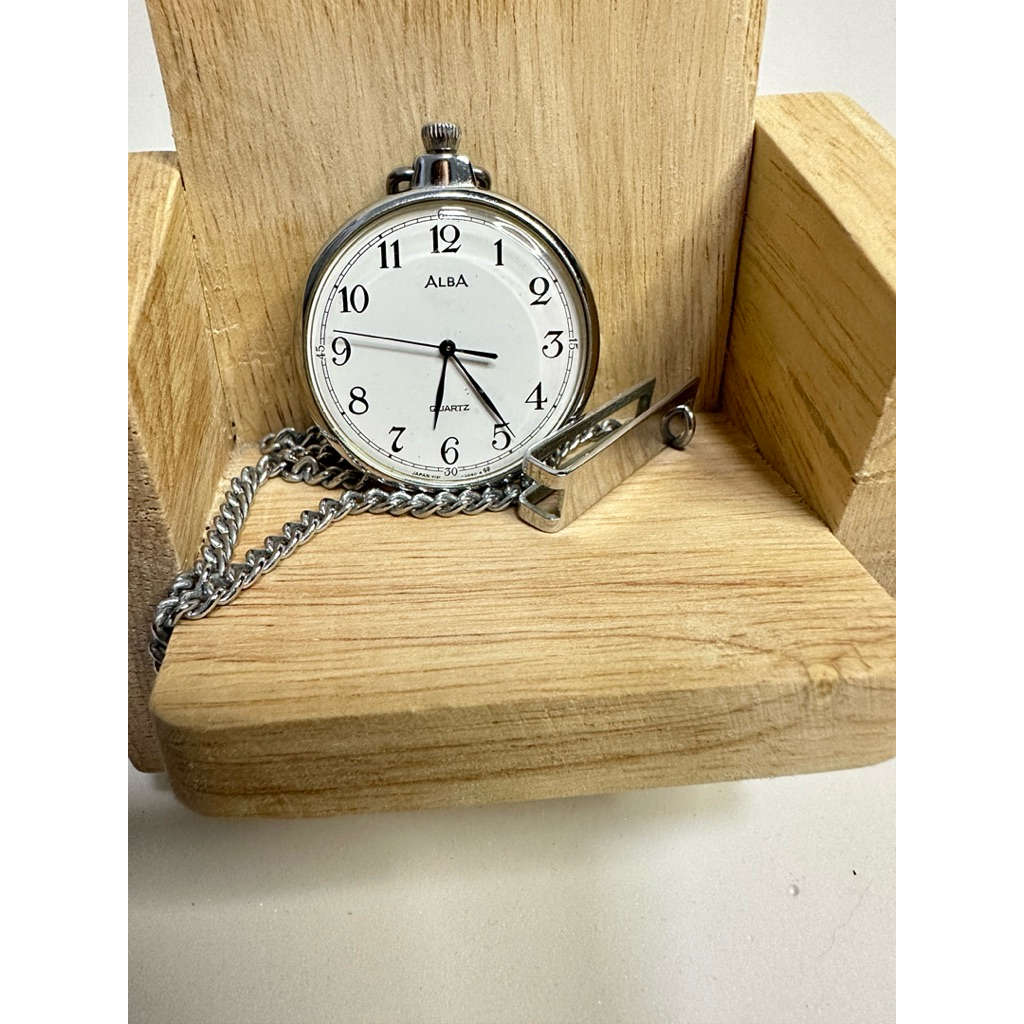 นาฬิกา พก Alba แท้ มือสอง พร้อมใช้ USED