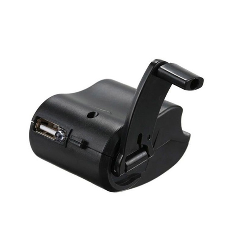 ของมาใหม่！USB ที่ชาร์จโทรศัพท์มือถือฉุกเฉินแบบมือปั่น 5.5V ของเล่นเครื่องชาร์จไดนาโมมือหมุนฉุกเฉิน สําหรับตั้งแคมป์ เดิน - รูปที่ 3