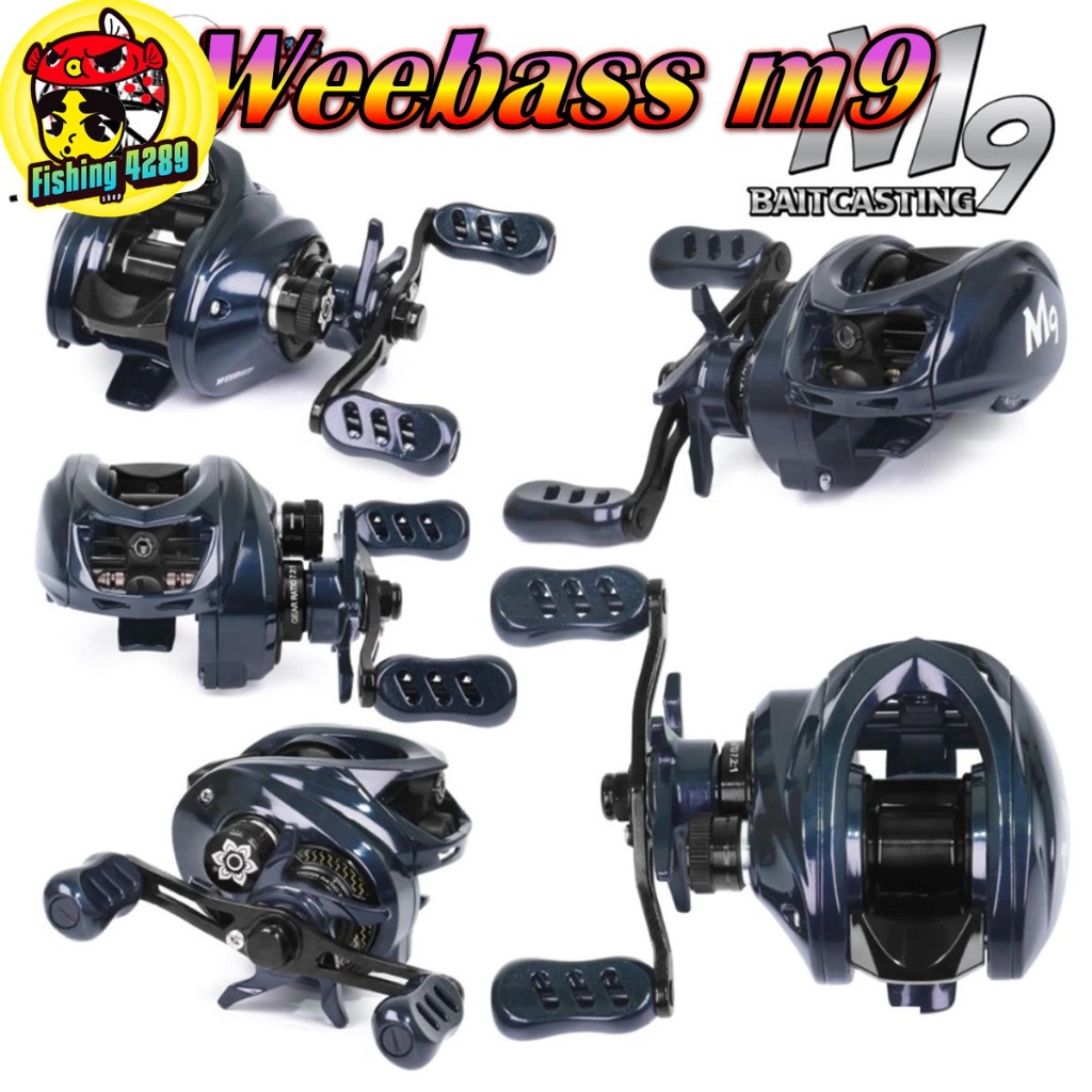 รอกเบท WEEBASS รุ่น M9 Gear Ratio : 7.0:1 Ball Bearing : 10+1 ( 6 Stainless Steel )