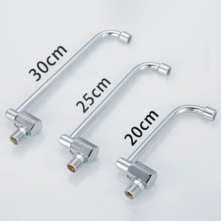 ก๊อกอ่างล้างจาน ก๊อกซิงค์ล้างจาน ติดผนัง ก๊อกน้ำเย็น หมุนได้ 360 องศา ชุบโครเมียม กันสนิม