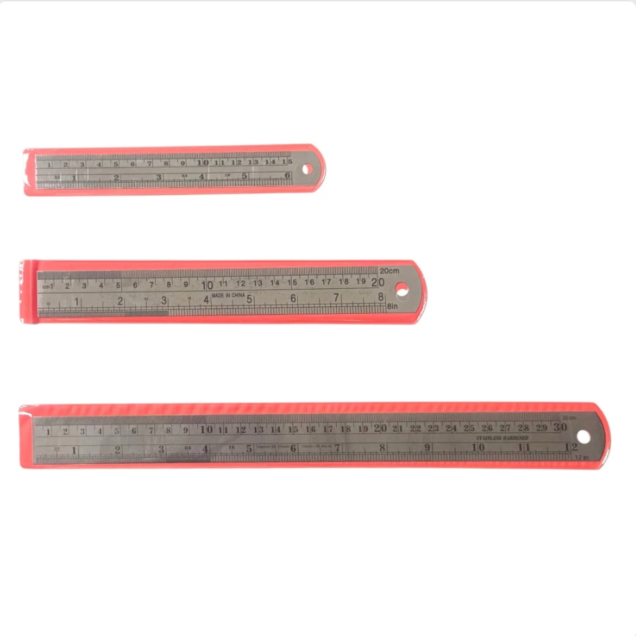 (ยกโหล 12 ชิ้น) ไม้บรรทัดเหล็ก ฟุตเหล็ก ไม้บรรทัดสแตนเลส - รูปที่ 2