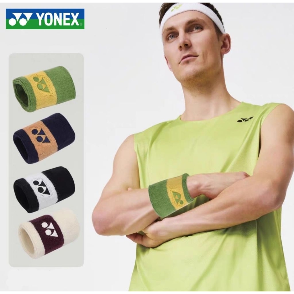 🆕️(พร้อมส่ง) ผ้ารัดข้อมือ YONEX WRISTBAND (AC006055CR) 1 แพ็คมี 1 ชิ้น สินค้ารับประกันของแท้ 💯%