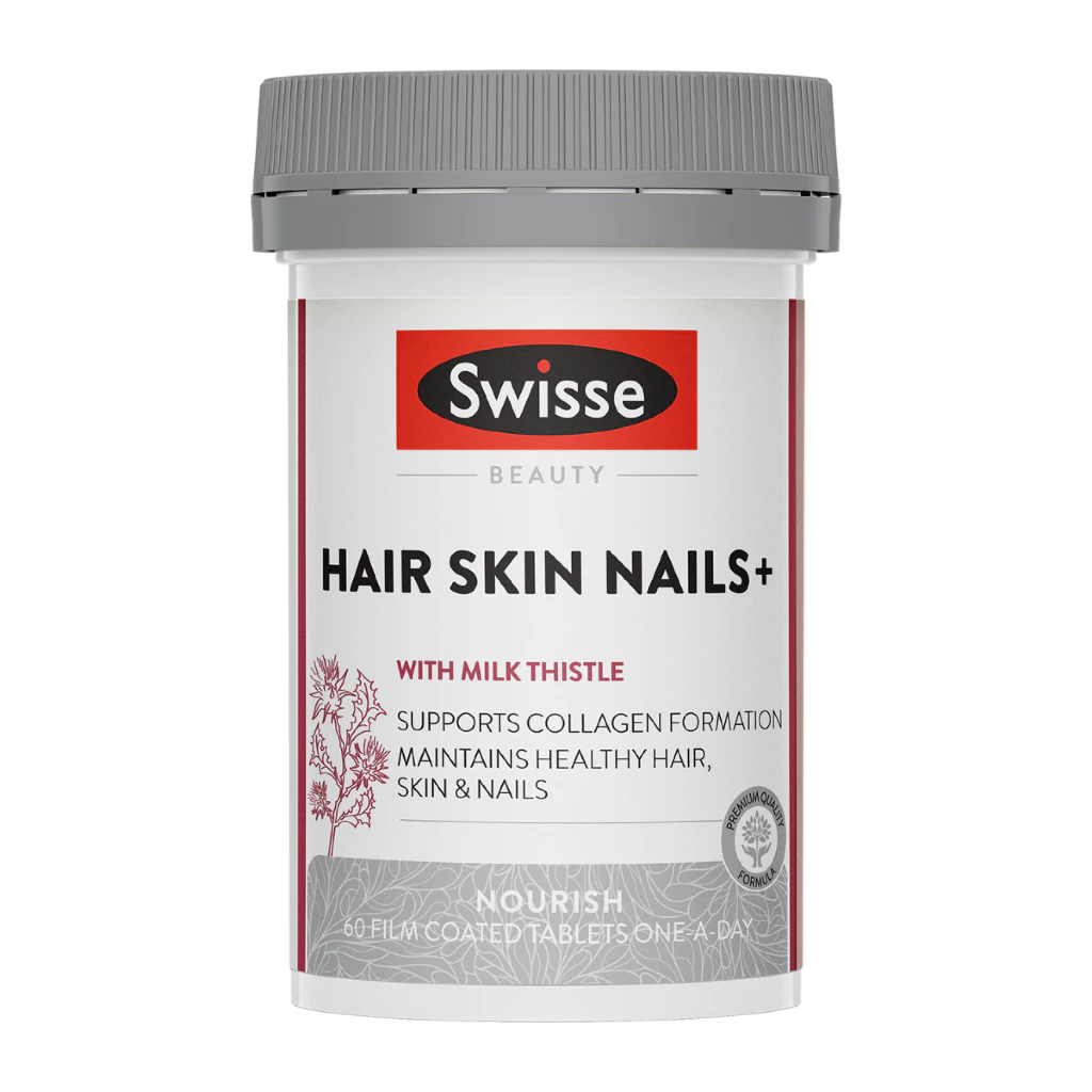 Swisse Hair Skin Nails+ วิตามินผมร่วง บำรุงผม ผิว และเล็บ 60เม็ด EXP02/2028 thumbnail 3