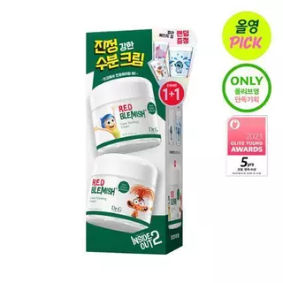 Dr.G RED Blemish Clear Soothing Cream 70+70ml Inside Out 2 Edition with Cup / 50+50ml / Toner 300+300ml