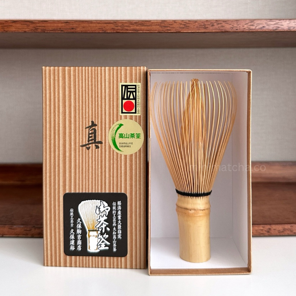 แปรงมัทฉะไม้ไผ่ขาว ทรง Shin - Takayama Chasen 70 ซี่| Made in Japan พร้อมส่ง