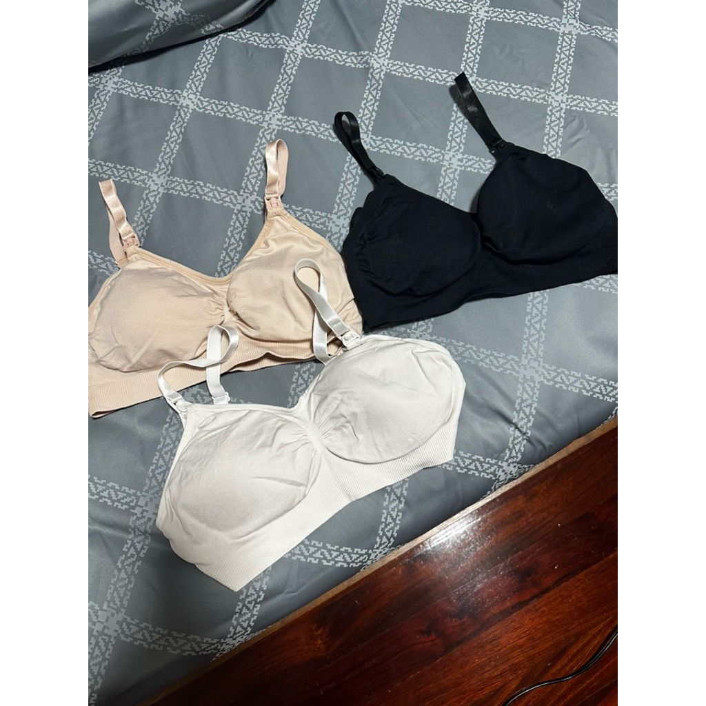 พร้อมส่ง‼️ USEDเสื้อชั้นในให้นมบุตร used like 🆕 3 สี