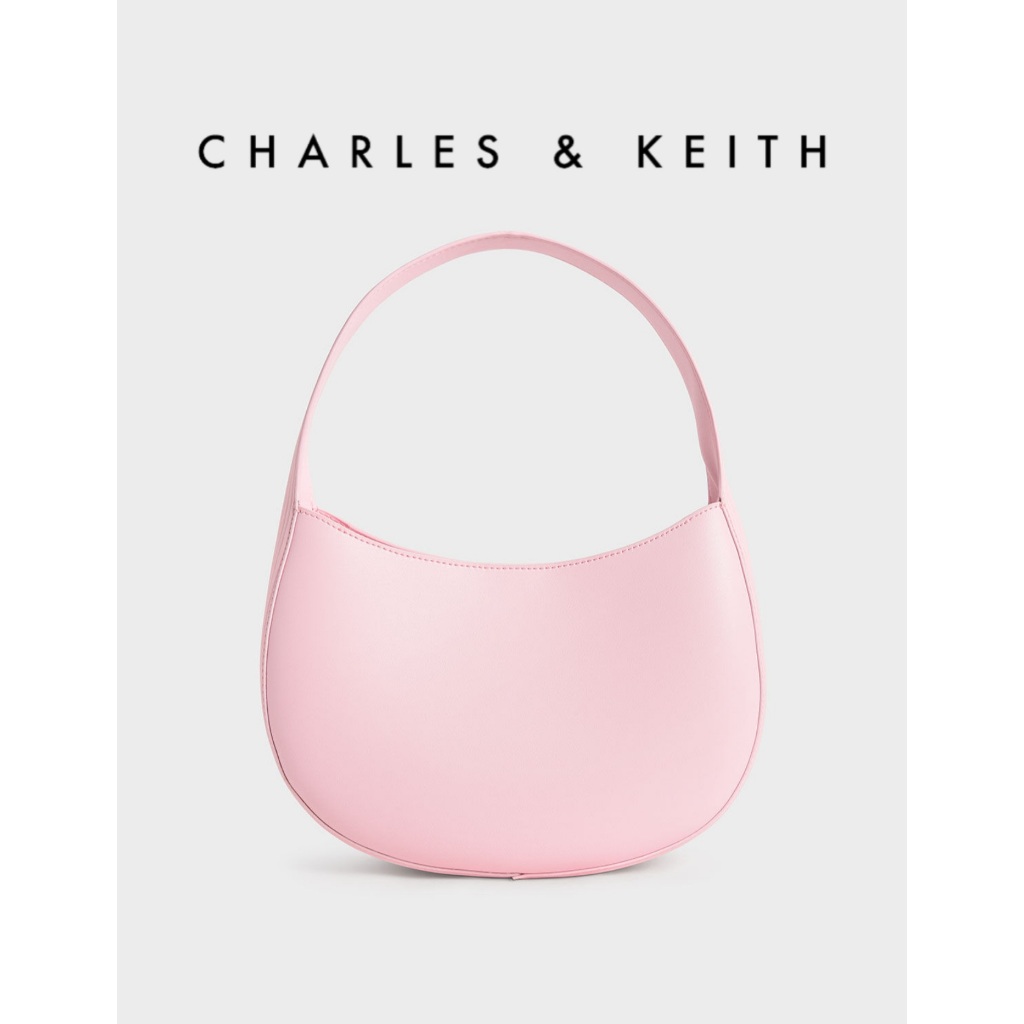 💖 รับประกันของแท้ 100% จาก SHOP ไทย และ  CHARLES & KEITH OFFICIAL STORE Coda Top Handle Hobo Bag - L