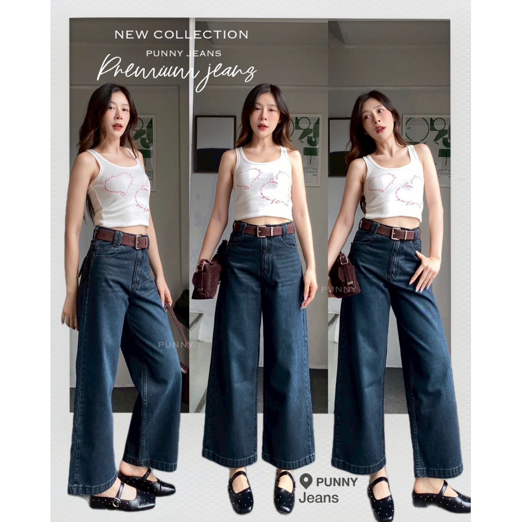 Kimmy Jeans กางเกงขากระบอกงานไฮเอนด์ - รูปที่ 4