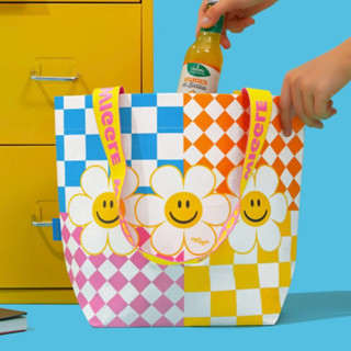 ส่งจากไทย🌈 กระเป๋า รียูส Pastel Patchwork Wiggle Wiggle แท้ …