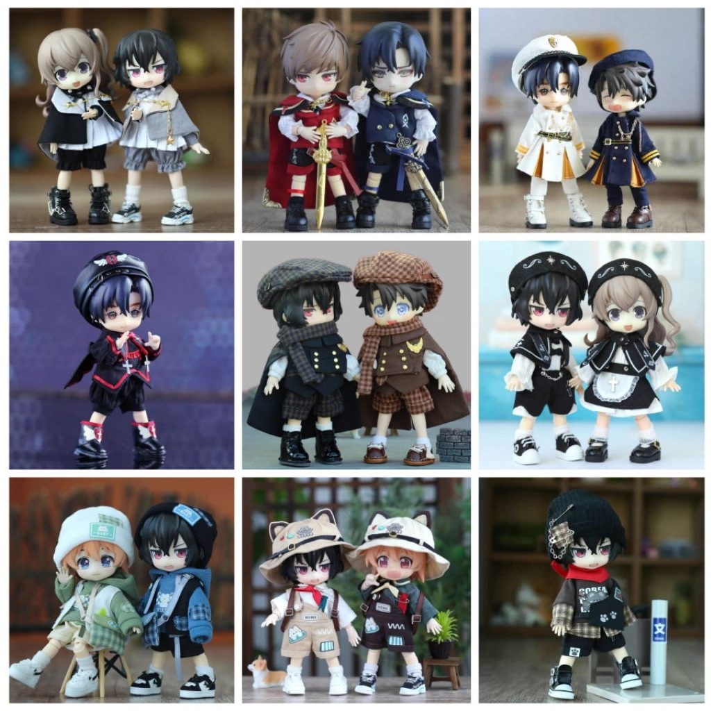 พรี​ออเดอร์​ ชุด​ด๋อย​ nendoroid ob11 ขนาด 1/2 ชุดหล่อ เท่ห์ ย้อนยุค นักบวช เจ้าชาย จักรพรรดิ นักเรียน ปิคนิค ทัศนศึกษา