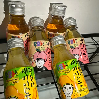 ไซรัป แพค6ชิ้น ผสมเครื่องดื่ม Mixer Syrup uwa drinks