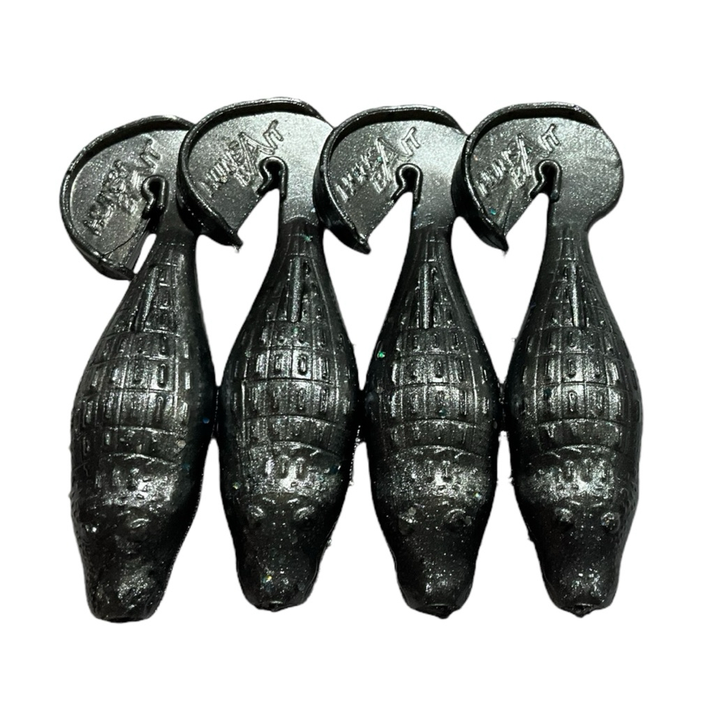 เหยื่อยาง Croco mini 1ซอง4ตัวพร้อมตัวเบ็ด9003CD3/0 1ตัว - รูปที่ 5