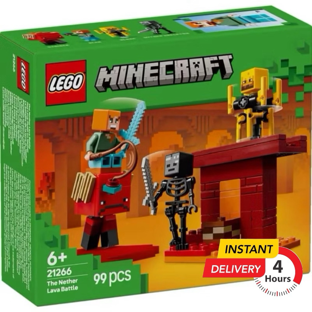 Lego LEGO® Minecraft® 21266 The Nether Lava Battle