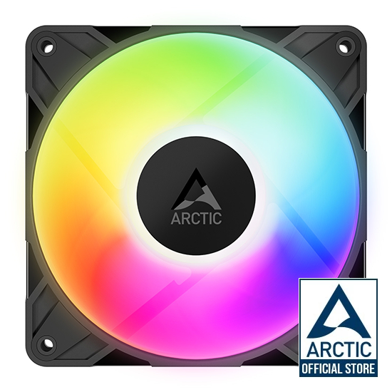 ARCTIC P12 PRO A-RGB BLACK (Computer fan / พัดลมระบายความร้อนคอมพิวเตอร์)