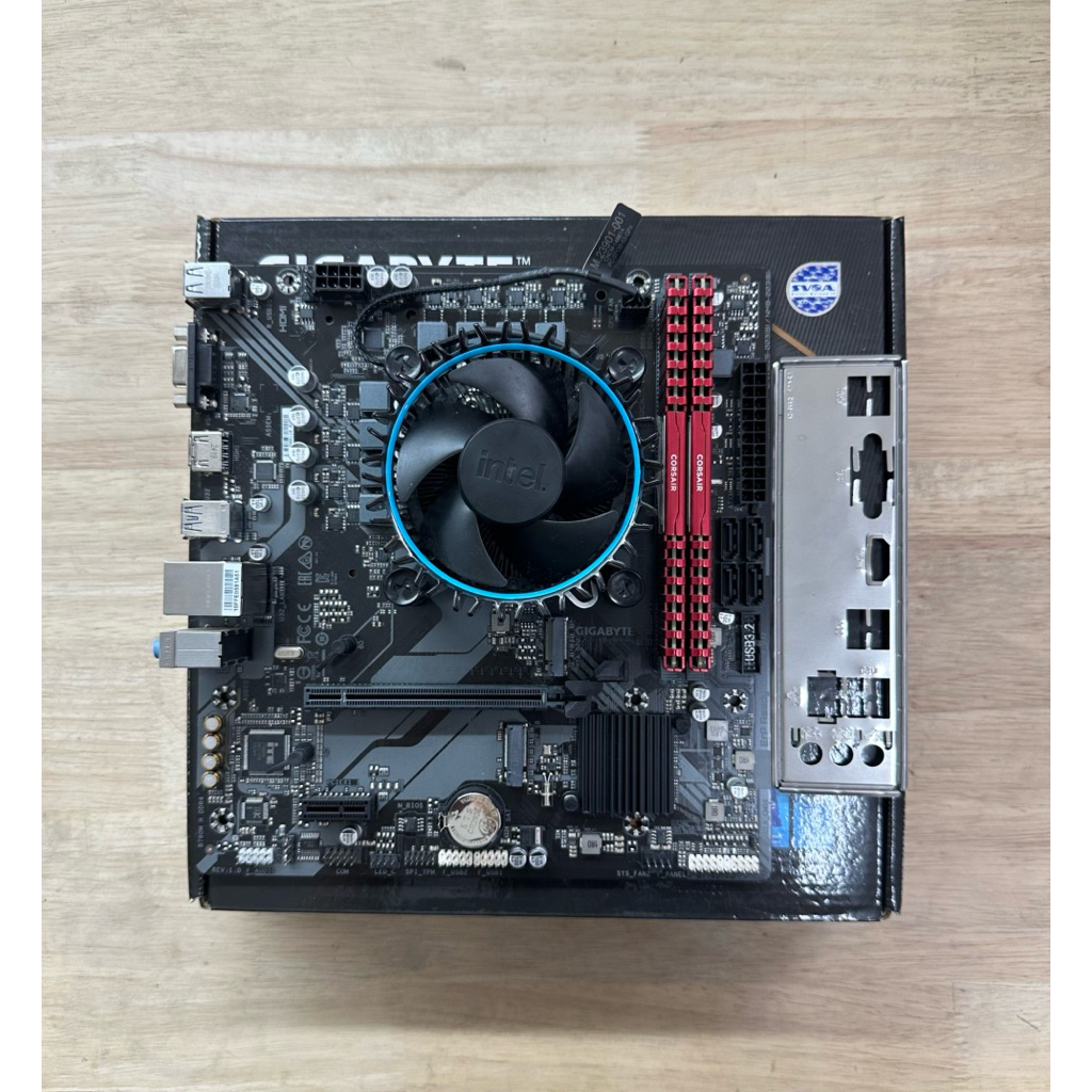 ชุด CPU I3 12100F/MB B760M H DDR4 /RAM 16GB 8X2 CORSAIR VENGEANCE LPX DDR4 BUS3000[มัดรวม4ชิ้น] มีปร