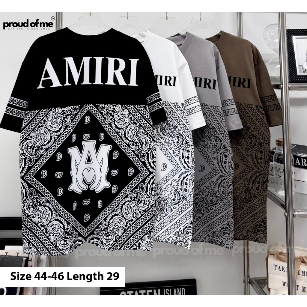 เสื้อยืด ลาย AMIRI 001