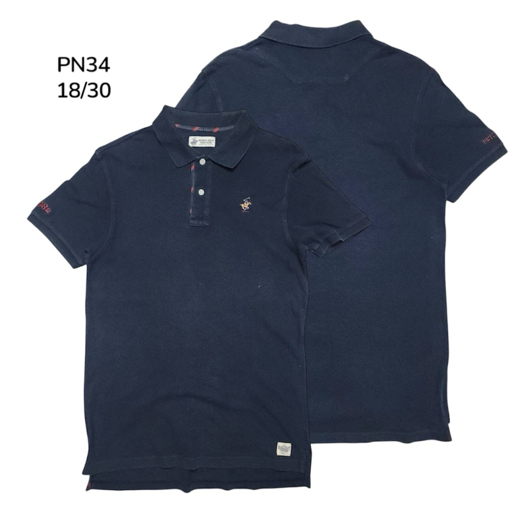 Beverly Hills Polo Club เสื้อโปโลเบเวอร์รี่ฮิลล์ โปโล คลับ PN34