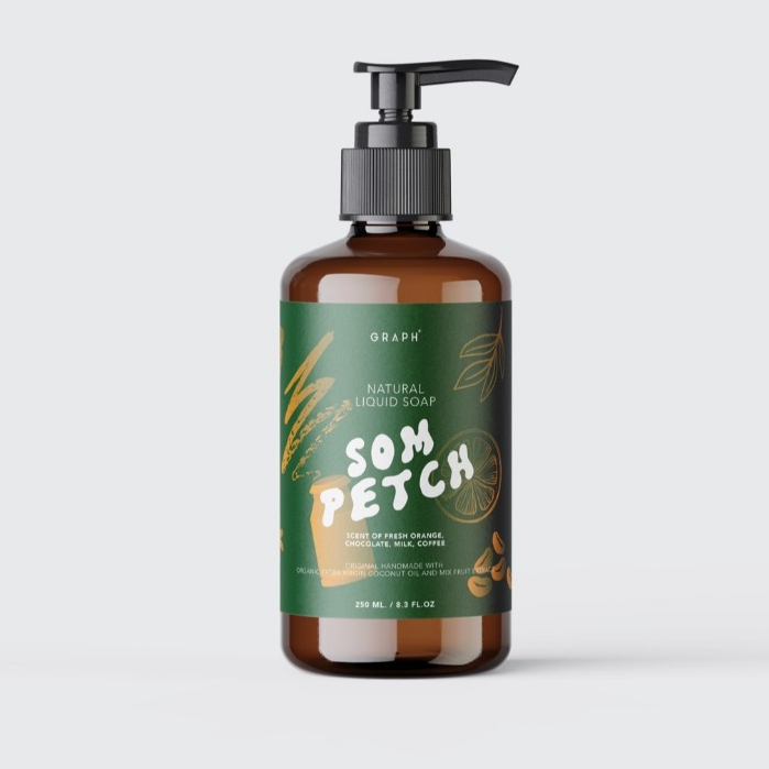 สบู่เหลวธรรมชาติ - Sompetch natural liquid soap