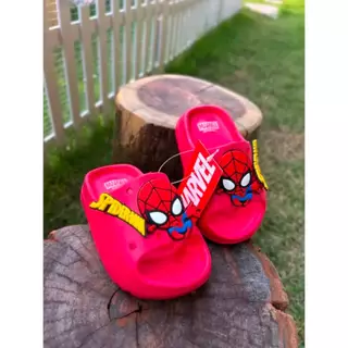 NFshoes รองเท้าแตะ OPTA GTR-S 368-369 Spider Man สำหรับเด็ก น่ารัก น้ำหนักเบา ใส่สบายลิขสิทธิ์แท้