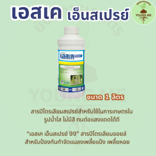 เอสเค เอ็นสเปรย์ 1 ลิตร คุมไข่ คุมตัวอ่อน ลดการระบาดของแมลงศัตรู