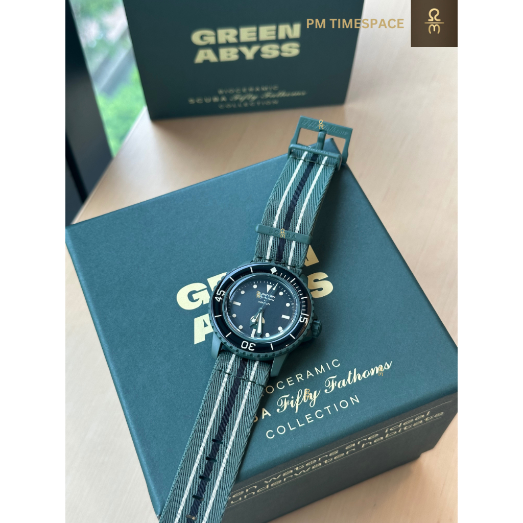 นาฬิกา Blancpain x swatch ของแท้100% นาฬิกาดำน้ำ กลไกAutomaticSISTEM51 จากSwiss #Blancpainxswatch