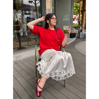 CurveG Lacelle Skirt กระโปรงยาวลูกไม้